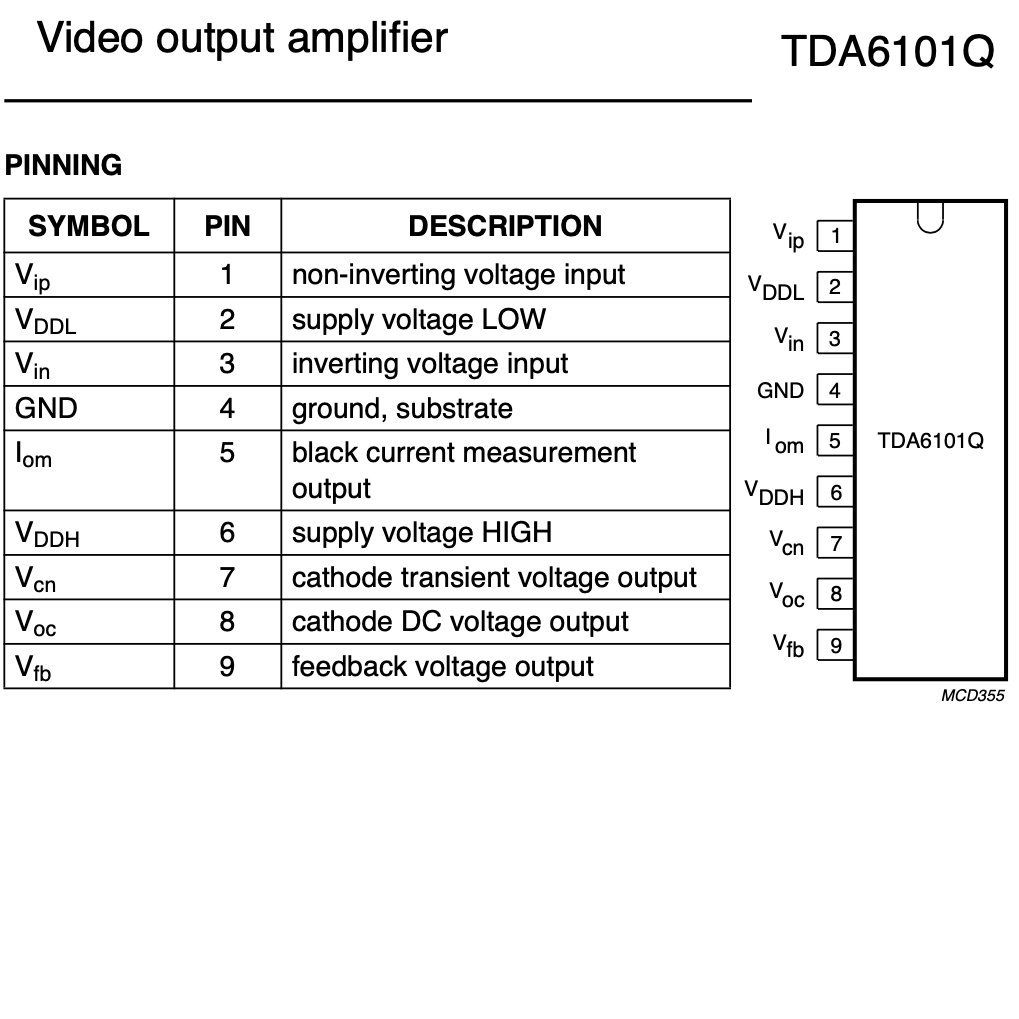 TDA6101Q/3Y ORIGINAL